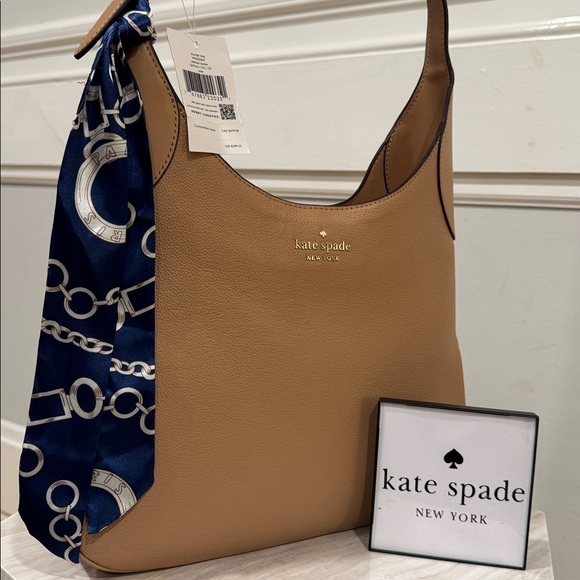 kate spade Handbags - Kate Spade Bag Aster Tan Leather Shoulder Bag